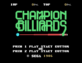 Play <b>Champion Billards</b> Online